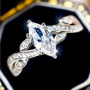 Luxurious 925 Sterling Silver Ring